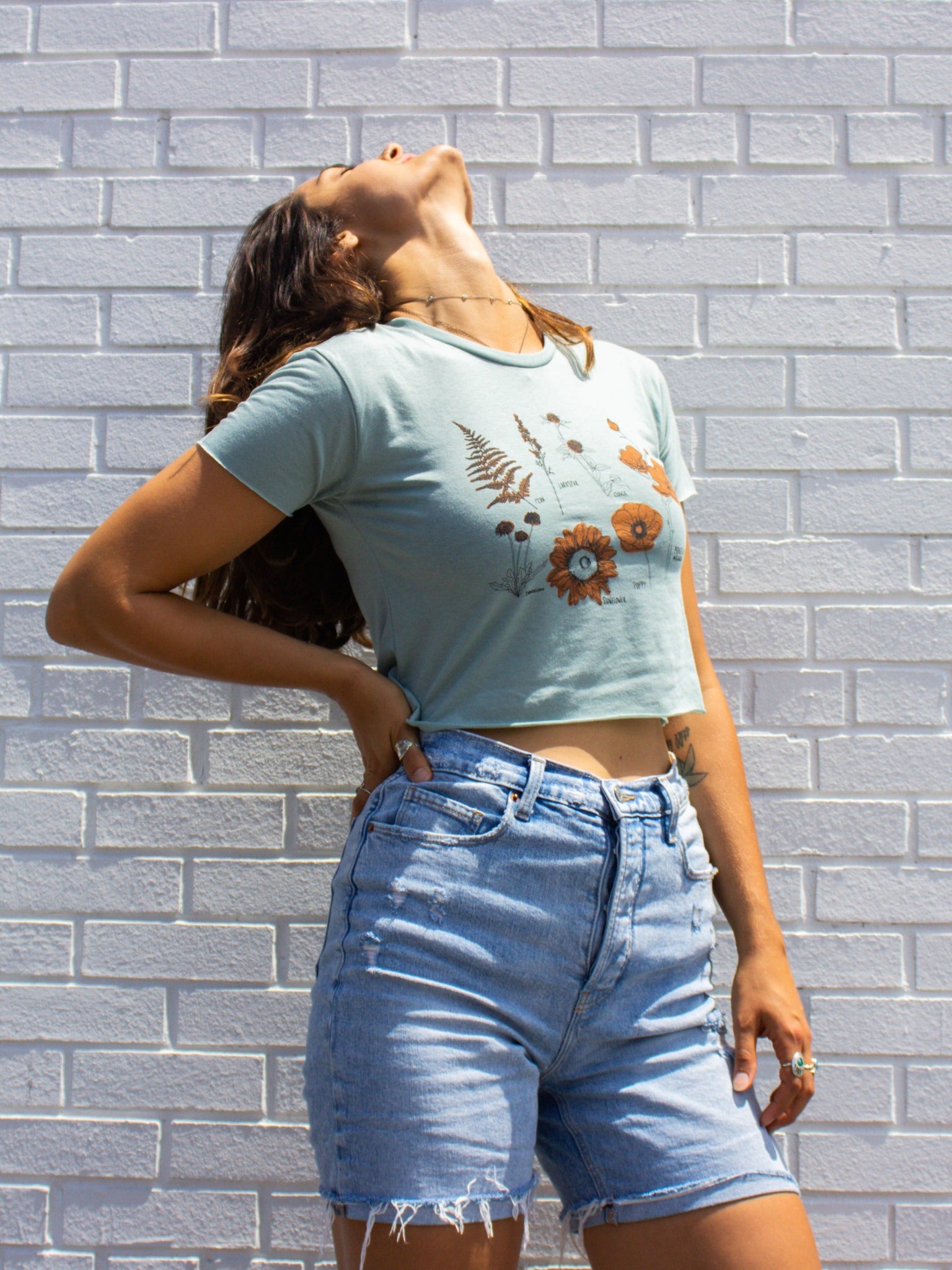 Wildflower Cropped Top